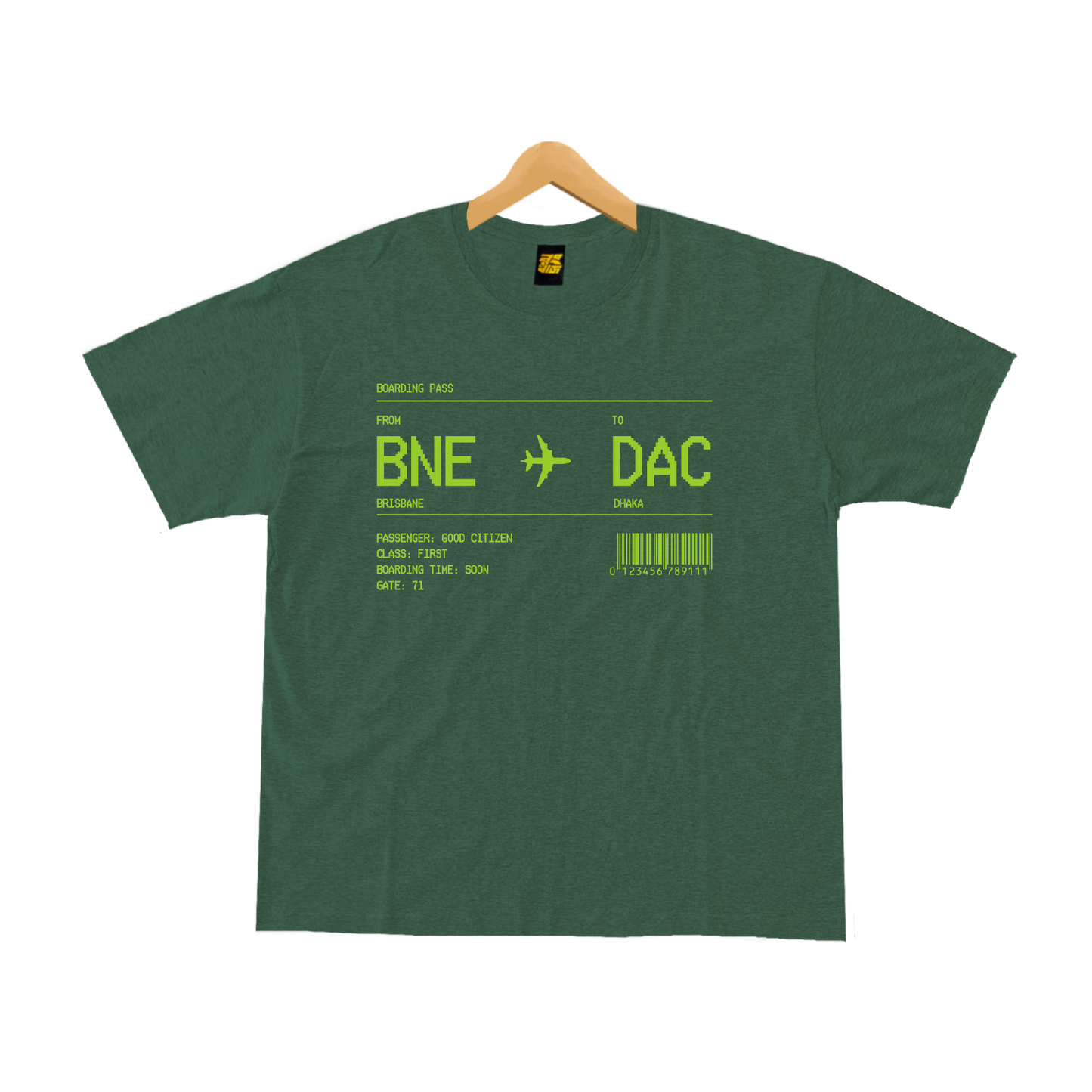 Boarding Pass BNE to DAC