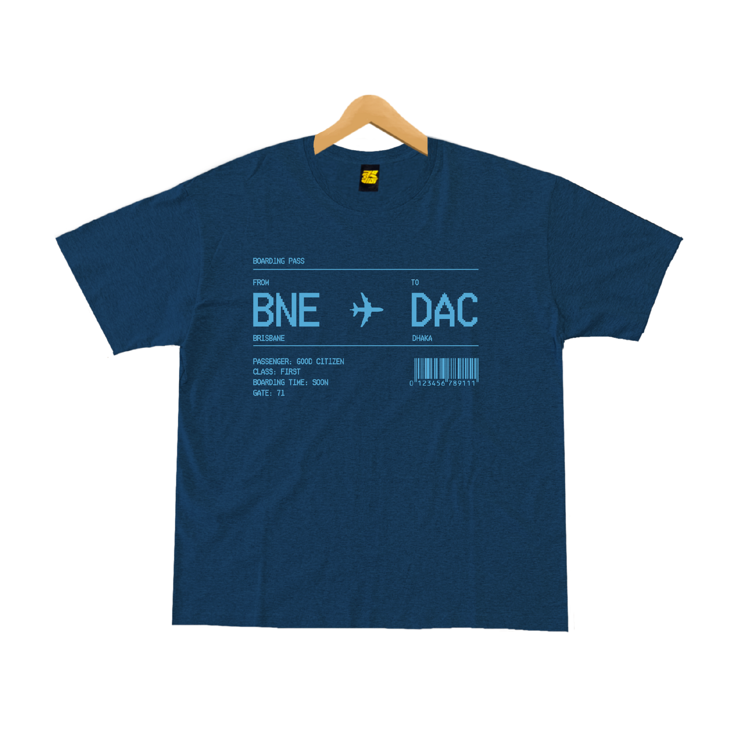 Boarding Pass BNE to DAC