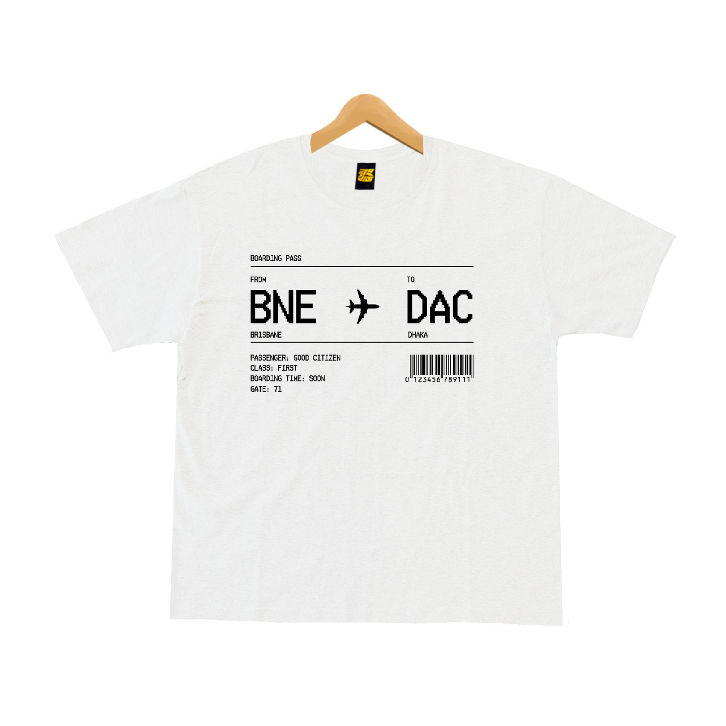 Boarding Pass BNE to DAC