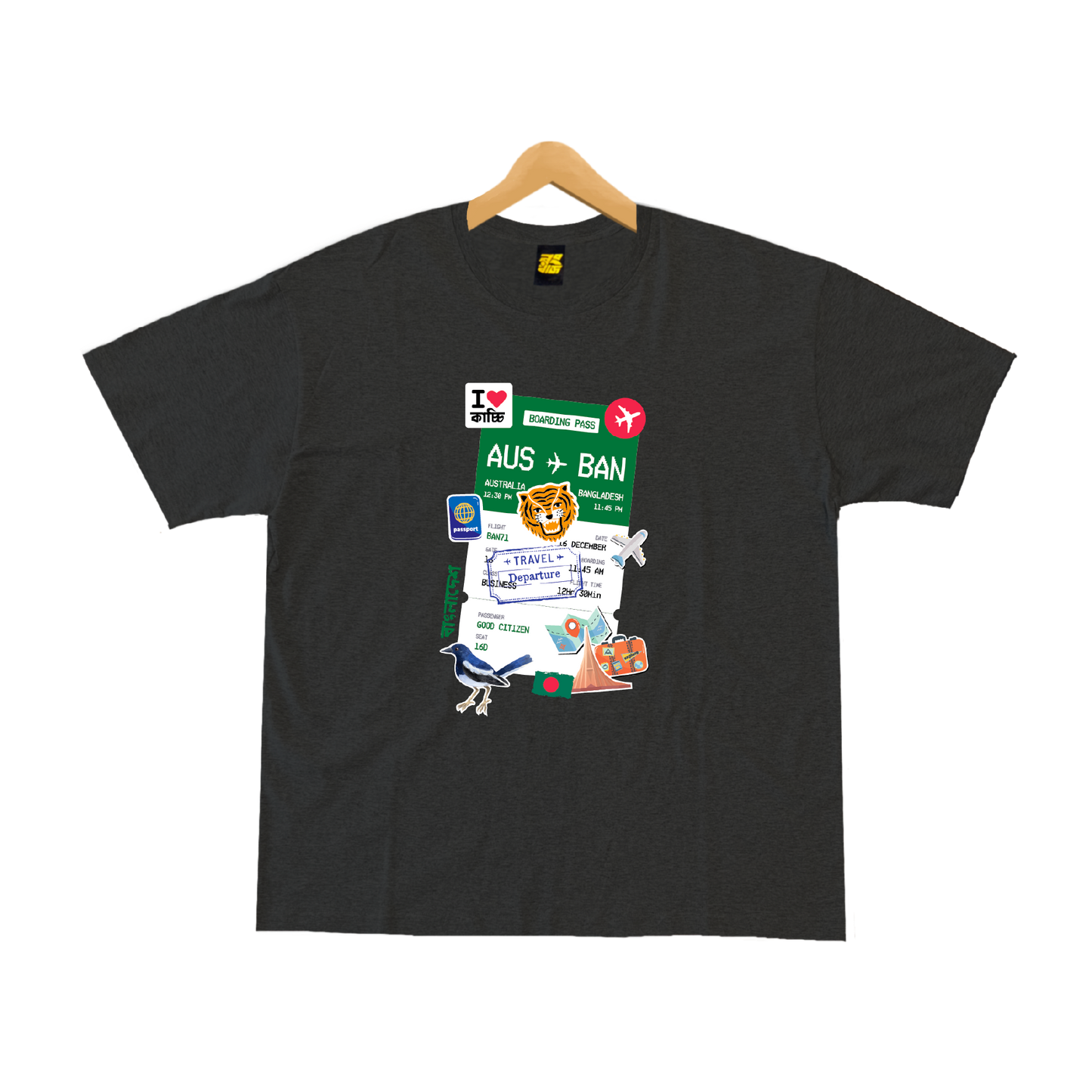 Boarding Pass Collage