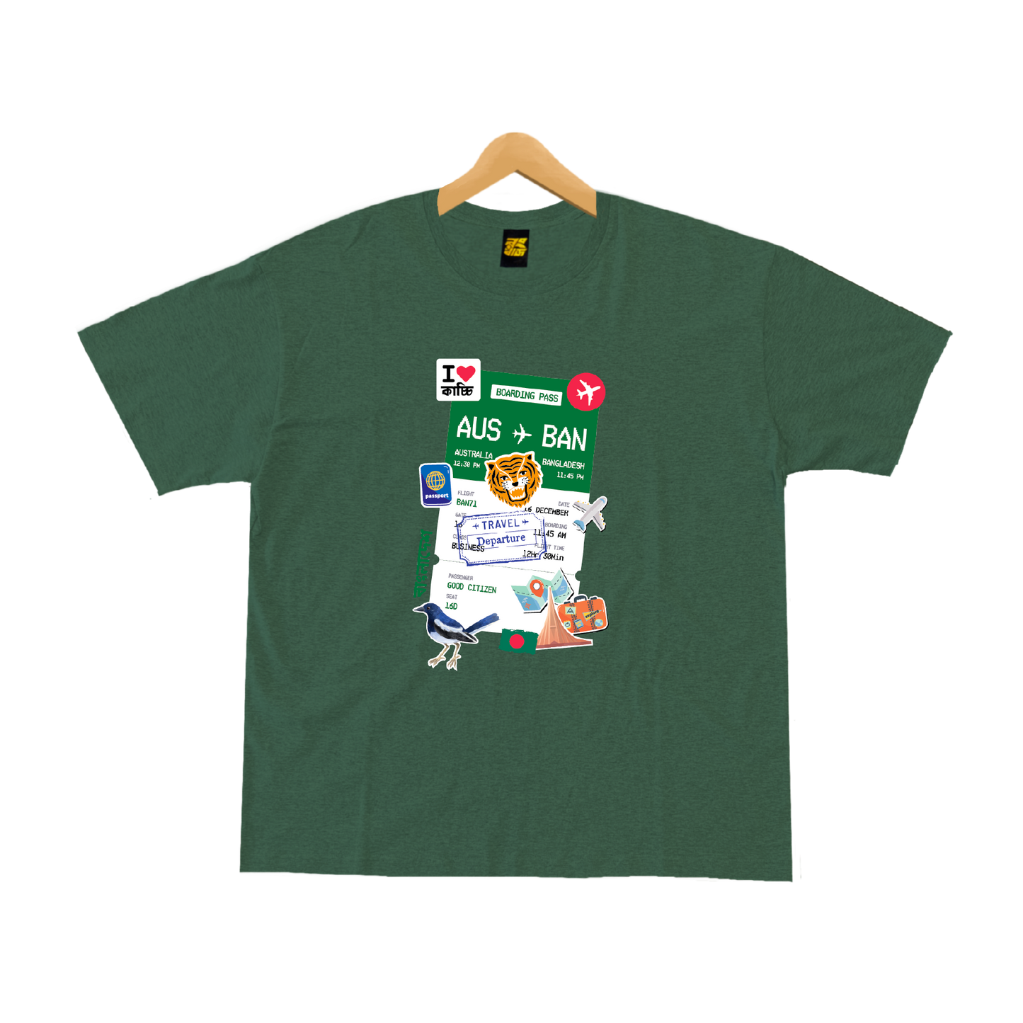 Boarding Pass Collage