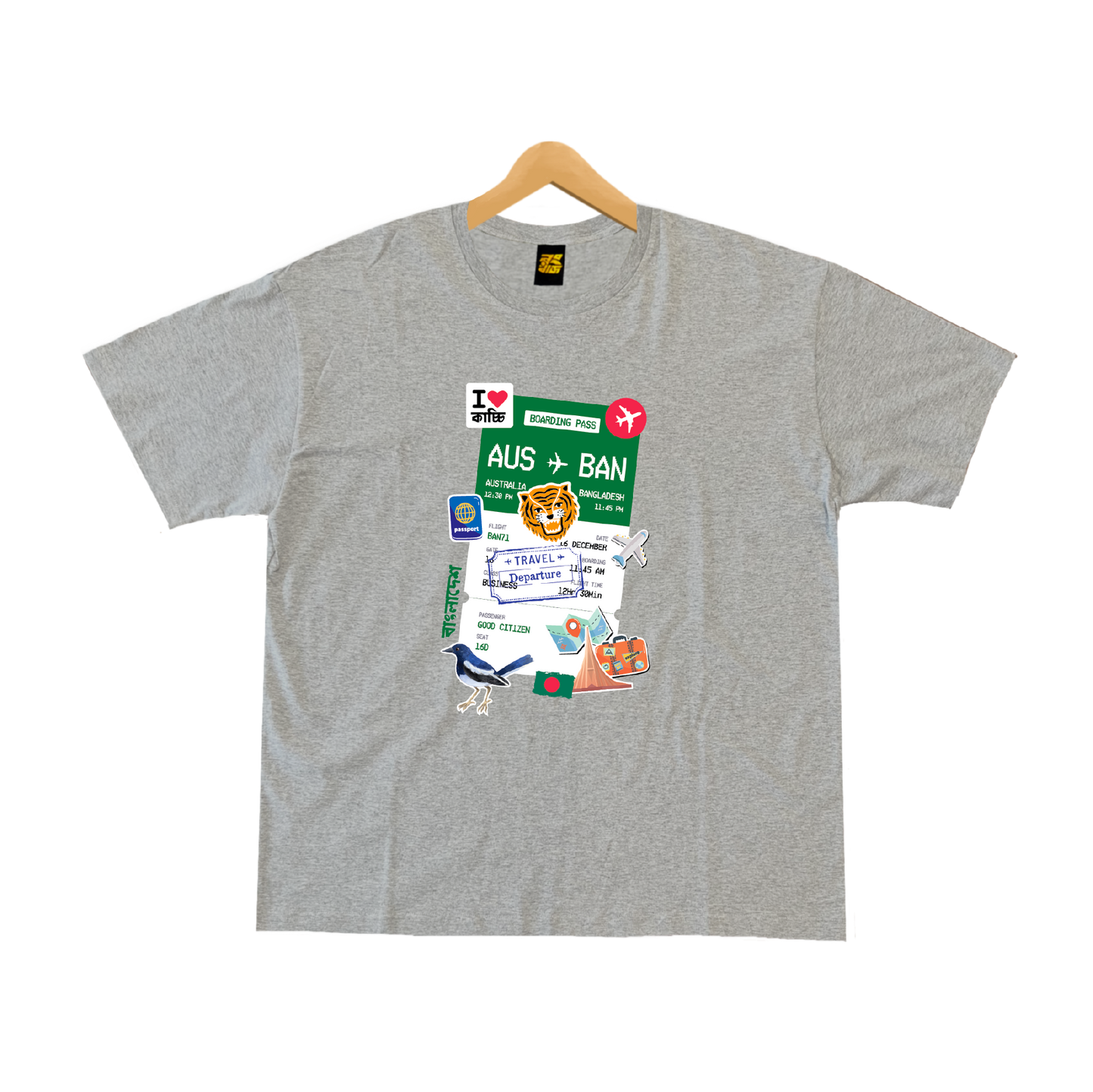 Boarding Pass Collage