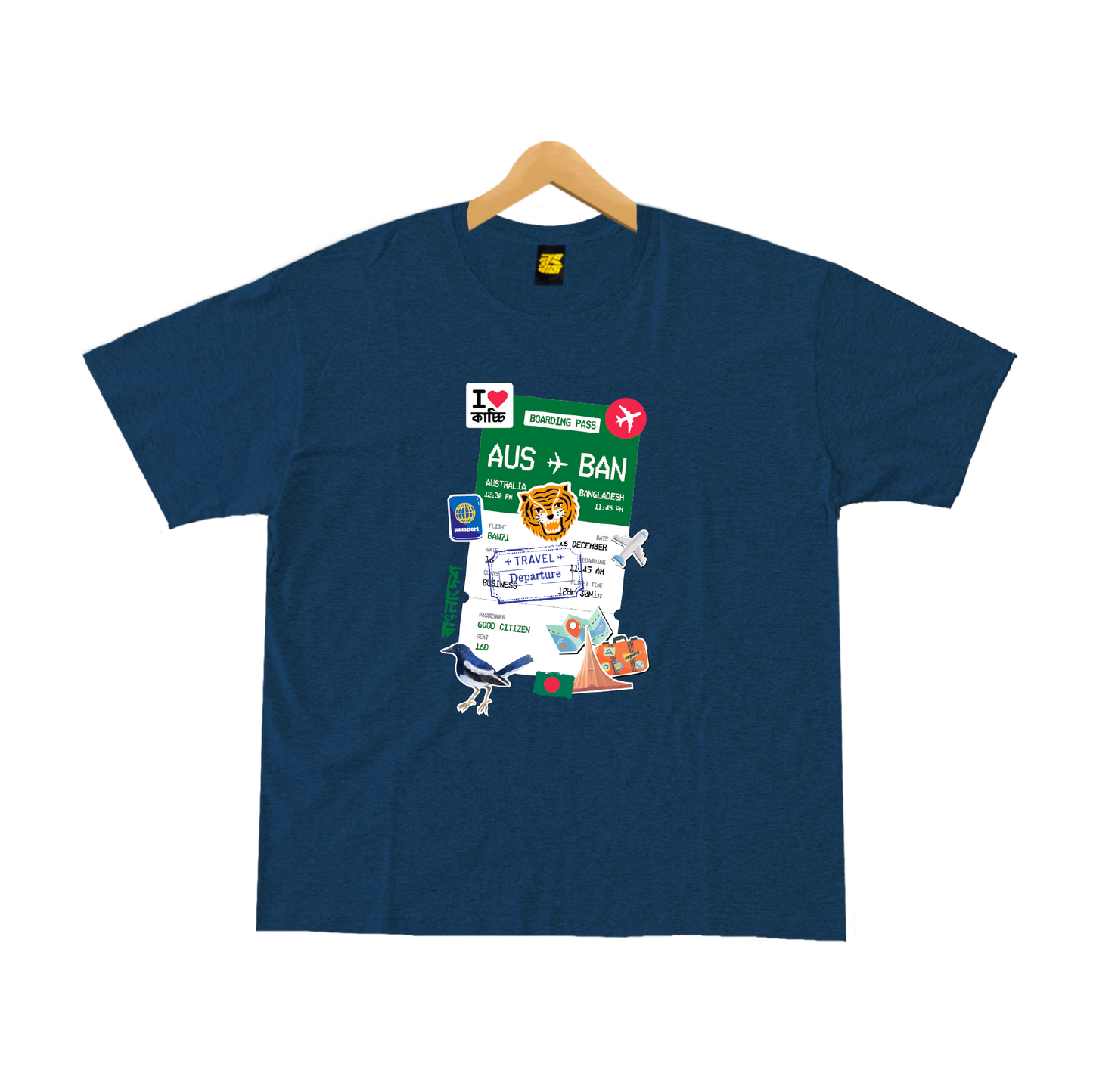 Boarding Pass Collage