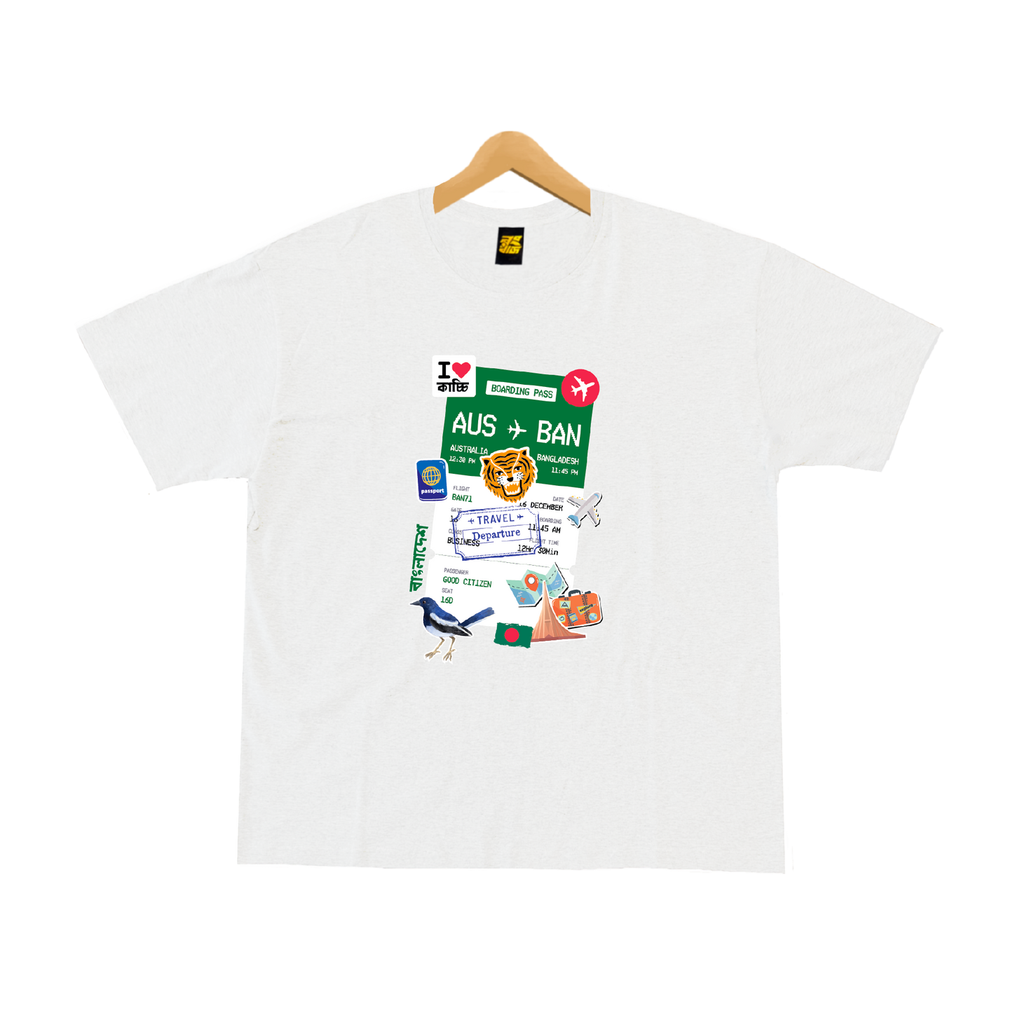 Boarding Pass Collage