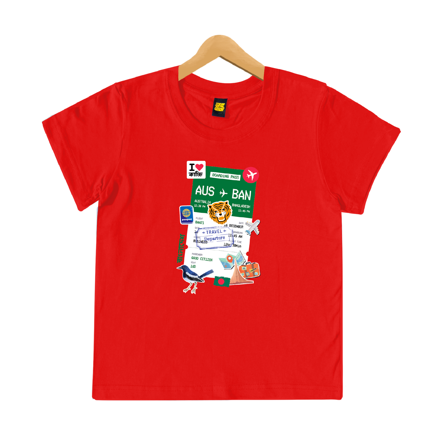 Boarding Pass Collage - Kids