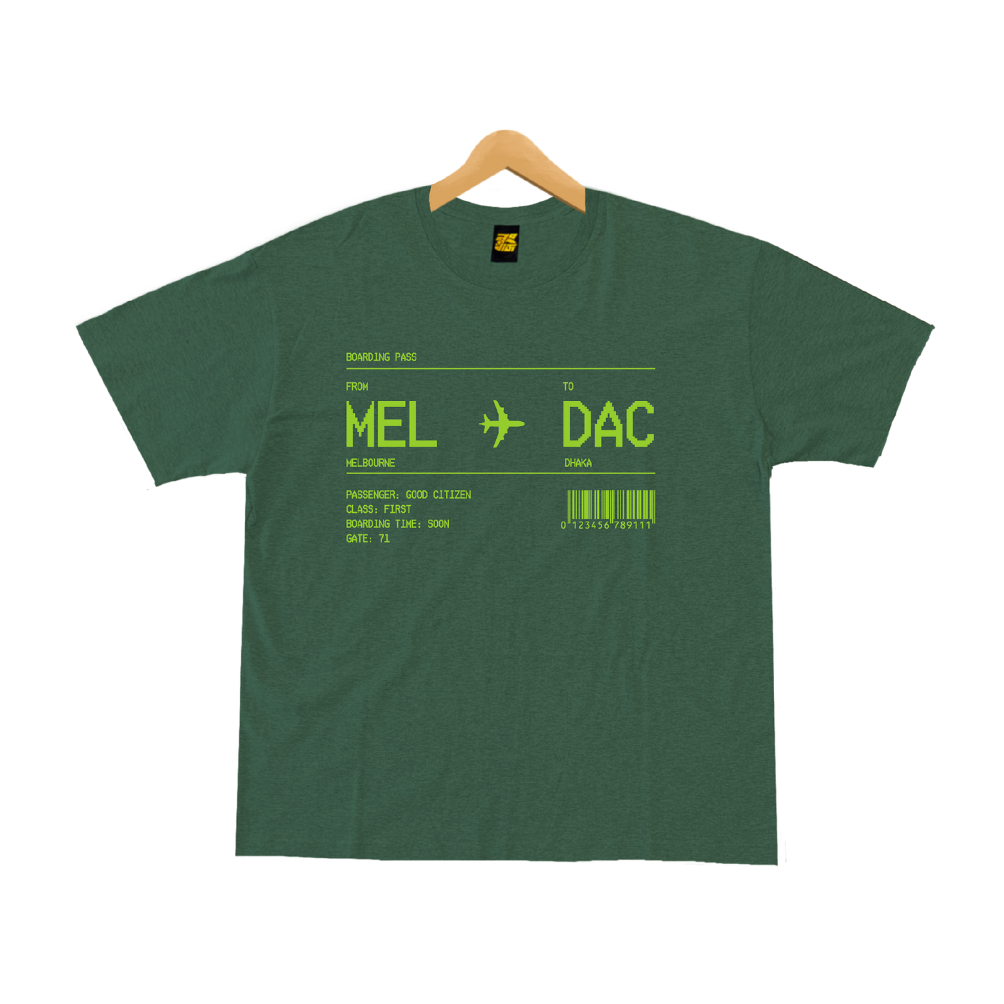 Boarding Pass MEL to DAC