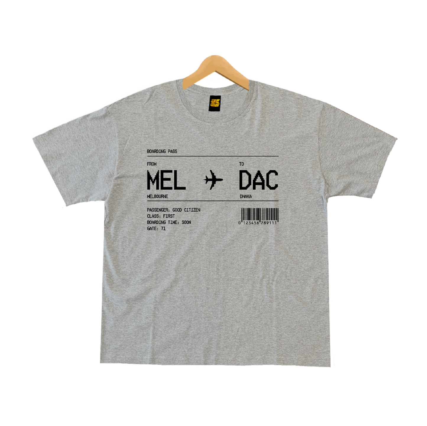 Boarding Pass MEL to DAC