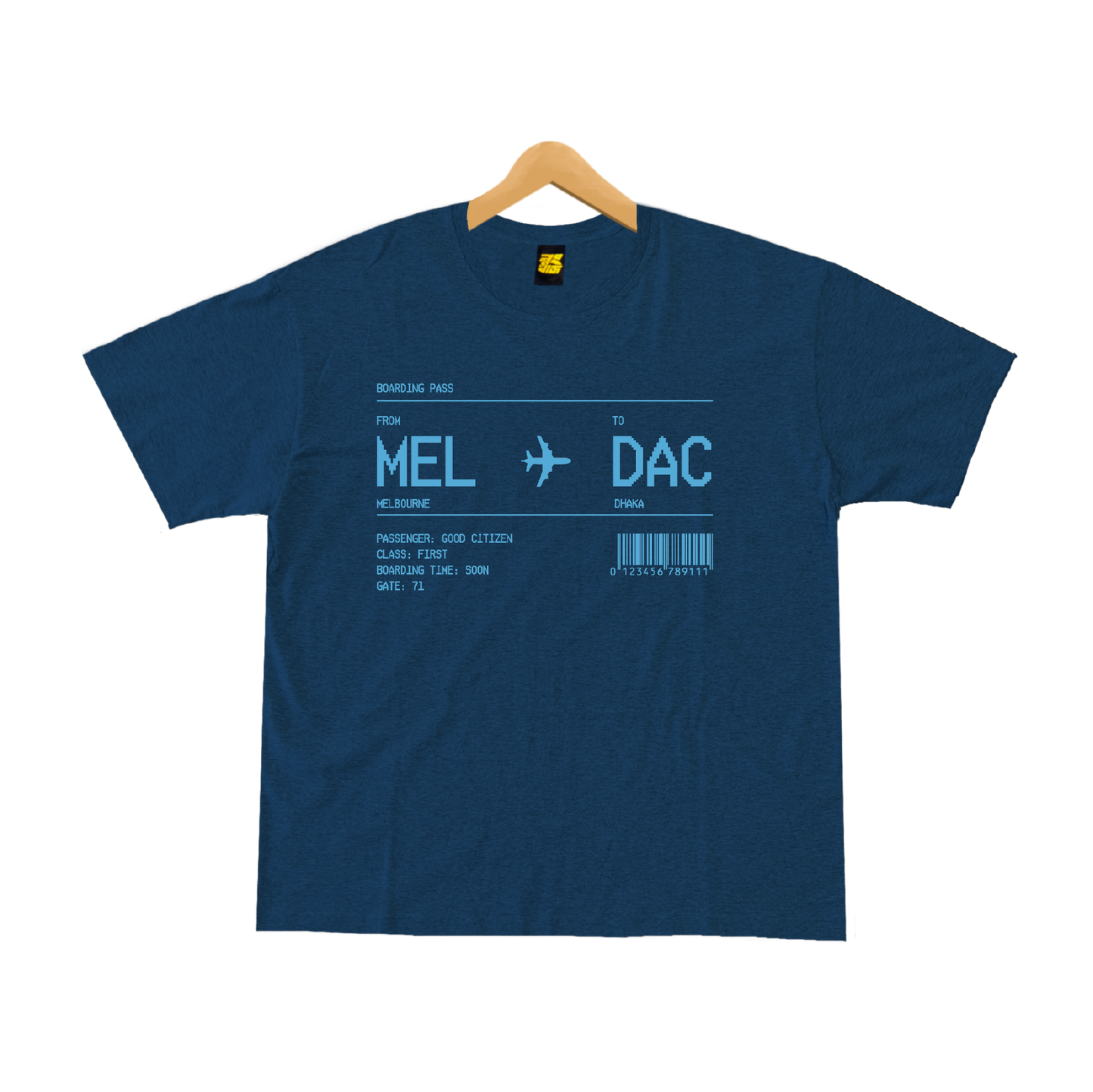 Boarding Pass MEL to DAC