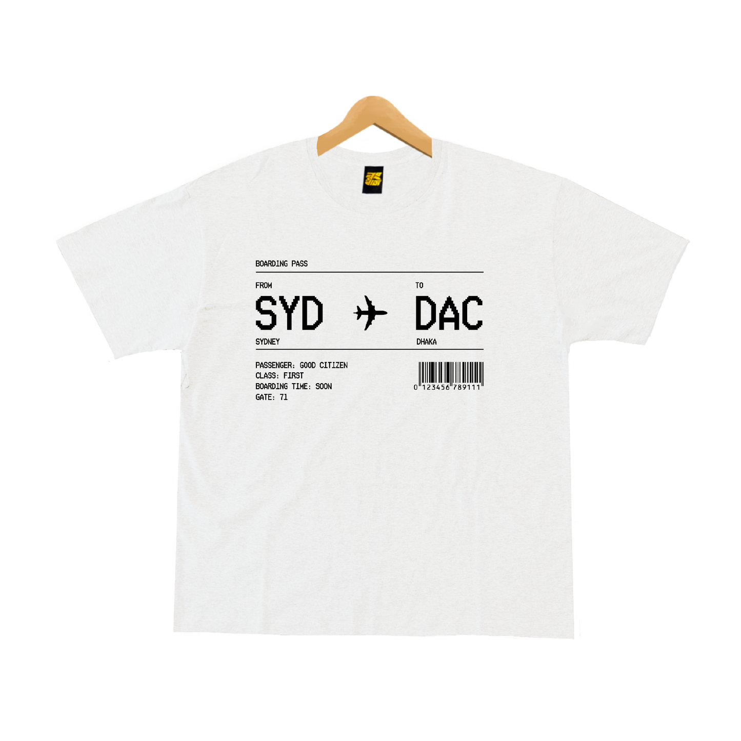 Boarding Pass SYD to DAC