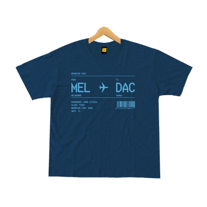 Boarding Pass MEL to DAC