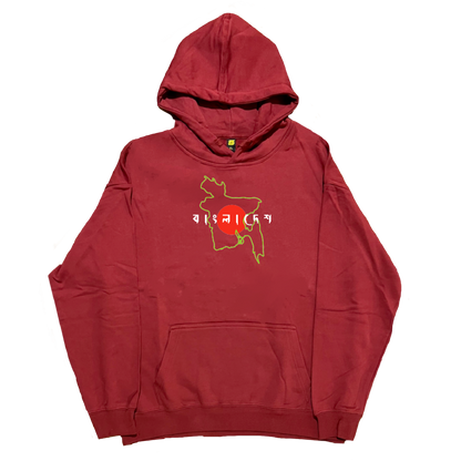 Bangladesh Map Outline - Hoodie