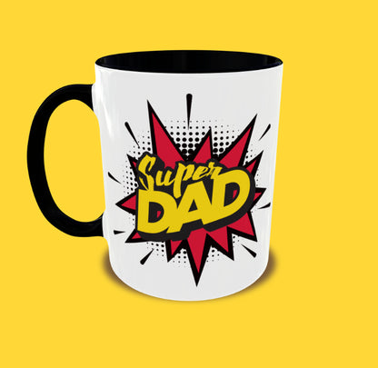Super Dad Comic Style Mug