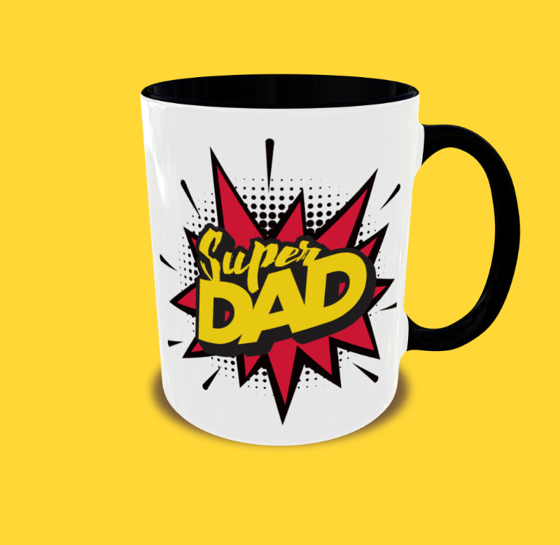 Super Dad Comic Style Mug